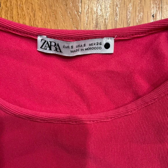 NWOT ZARA PINK TOP - Picture 2 of 3